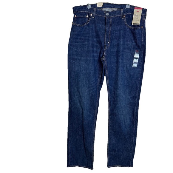 NEW Levi's Mens Big Tall 559 Relaxed‎ Straight Jean Dark Wash Stretch Fit 40x36 - Picture 1 of 9